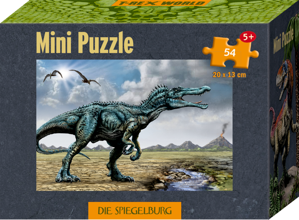 Mini-Puzzle T-Rex World (54 Teile)