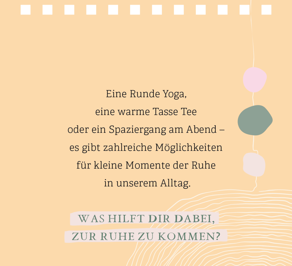 Kleines Spiralaufstellbuch: Schöne Momente für die Seele