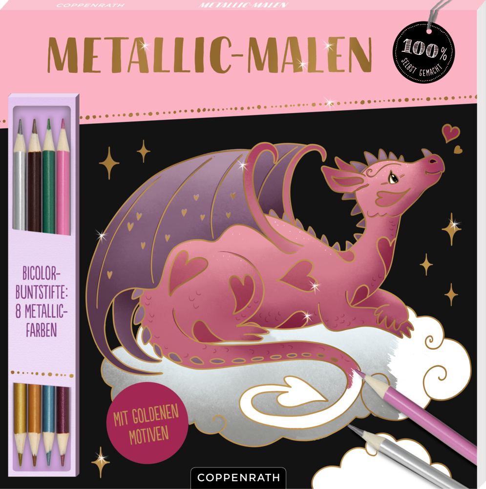 100% selbst gemacht: Metallic-Malen Fantasy mit Bicolorstiften