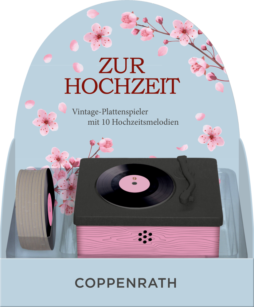 Vintage-Plattenspieler: Zur Hochzeit
