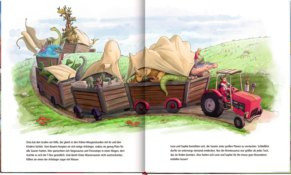 Dinosaurier auf dem Bauernhof (Bd.4)