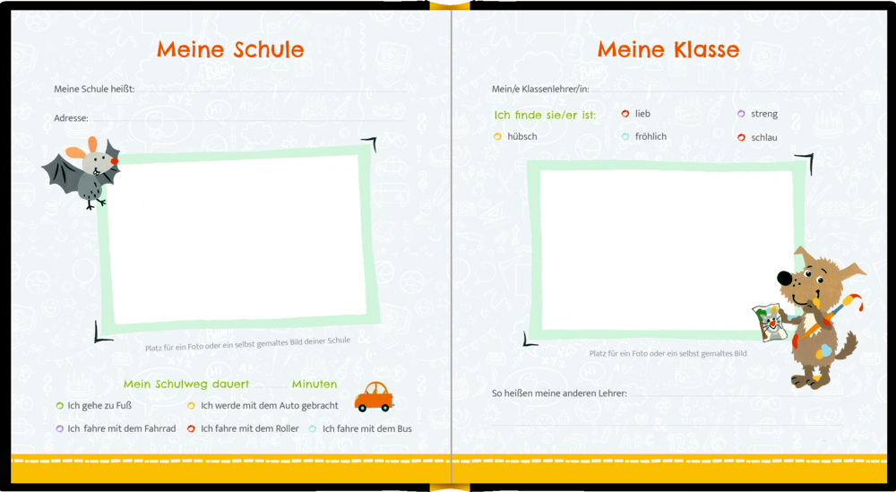 Eintragalbum - Hurra, ich bin ein Schulkind