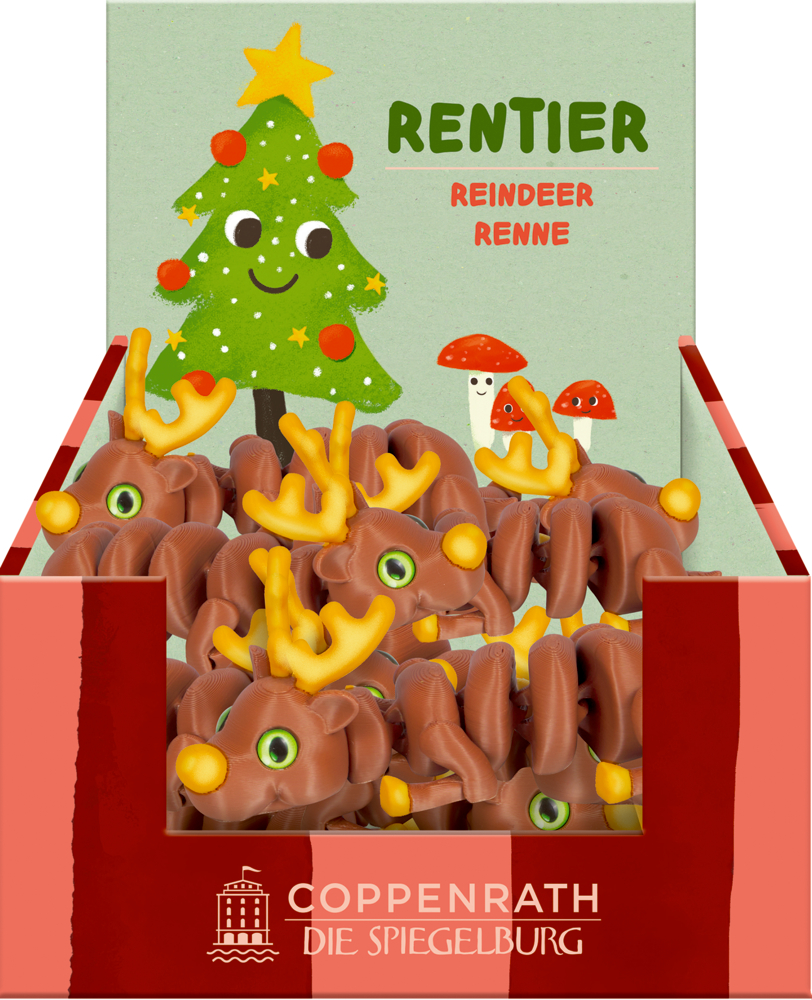 Rentier (beweglich) - Fröhliche Weihnachten