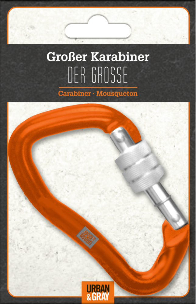 Großer Karabiner DER GROSSE - Urban&Gray