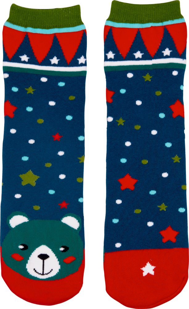 blau/Bär, Magic Socks - Wichtelzauber