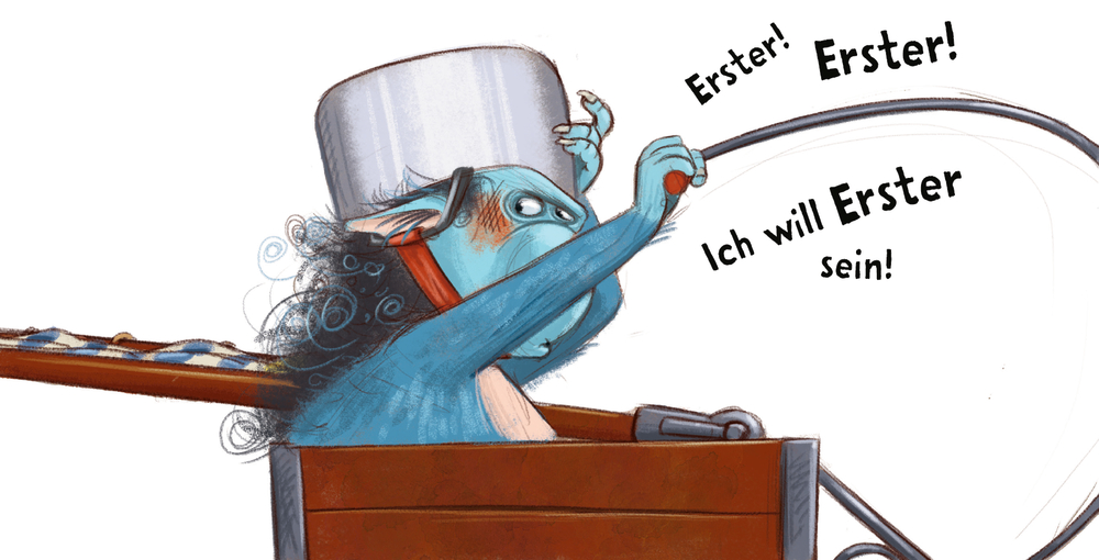 Der Grolltroll ... will Erster sein! (Pappbilderbuch)