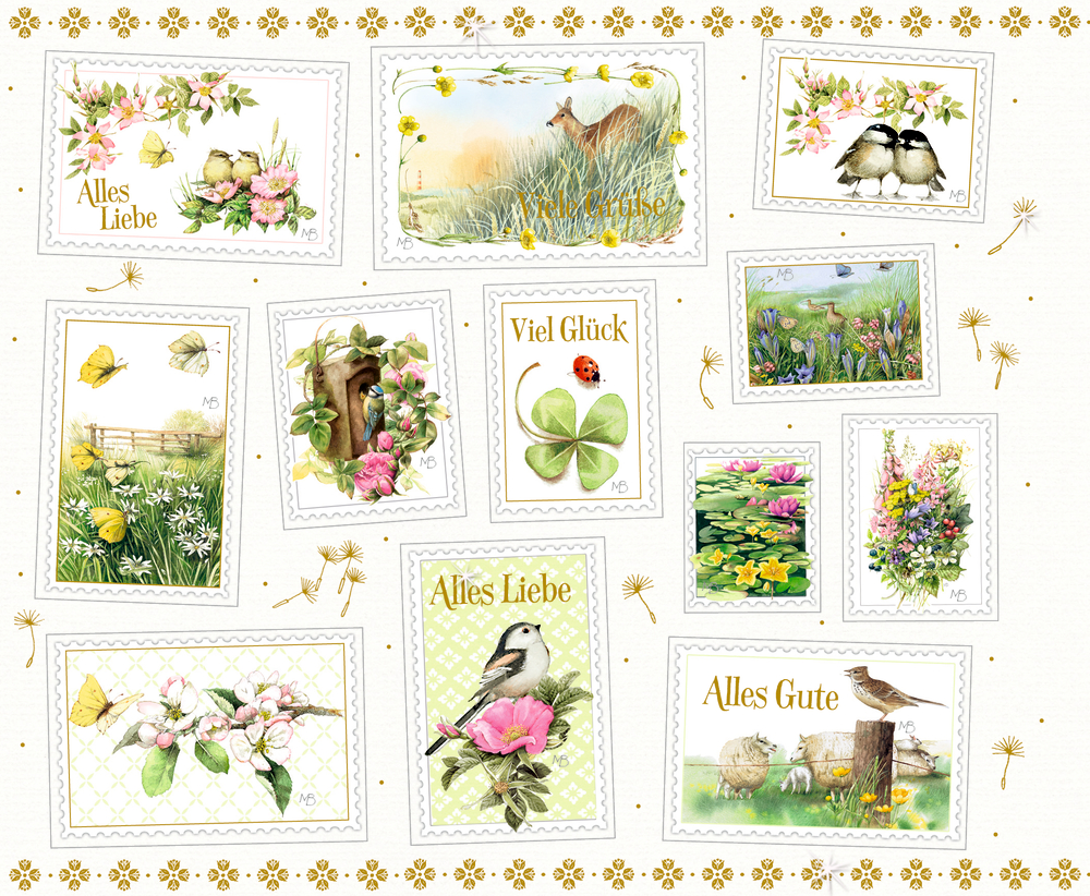 Stickerbuch - Grüße, die von Herzen kommen (Bastin) Stickerbuch - Grüße, die von Herzen kommen (Bastin)