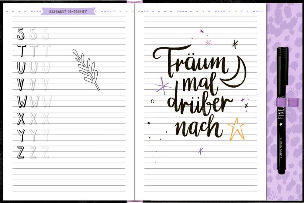 Notizbuch mit Extra - My Handlettering Journal