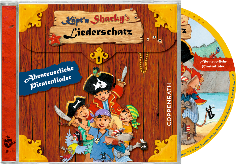 CD: Käpt'n Sharkys Liederschatz - Abenteuerliche Piratenlieder CD: Käpt'n Sharkys Liederschatz - Abenteuerliche Piratenlieder