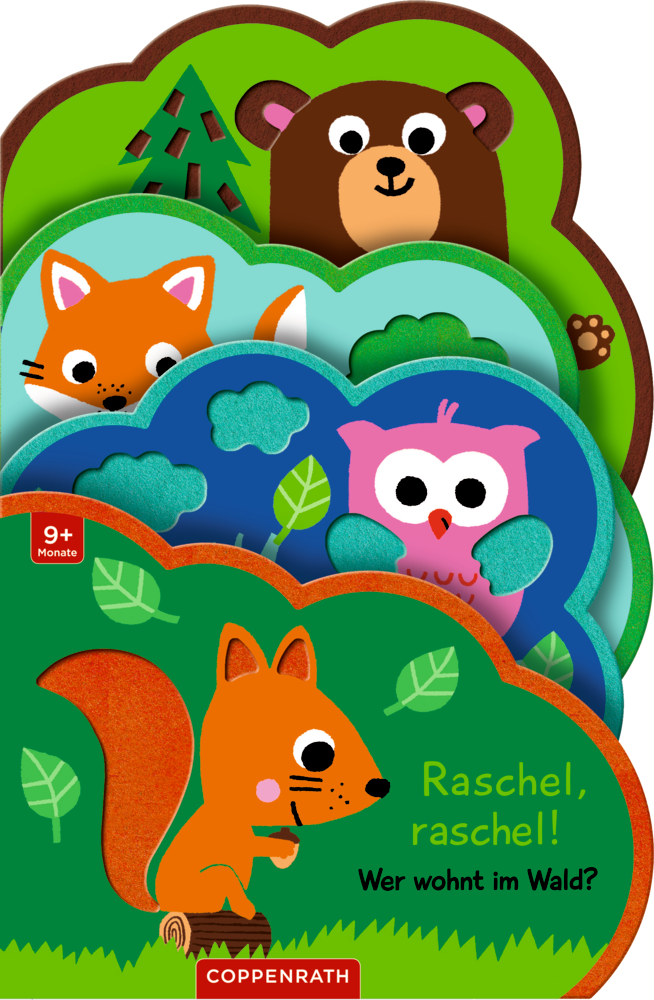 Mein Filz-Fühlbuch: Raschel, raschel! Wer wohnt im Wald?