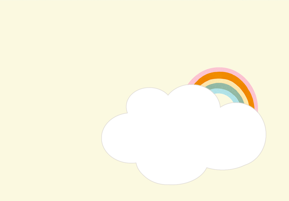 Grußkarte - Alles Gute zur Taufe - Regenbogen hellblau Grußkarte - Alles Gute zur Taufe - Regenbogen hellblau