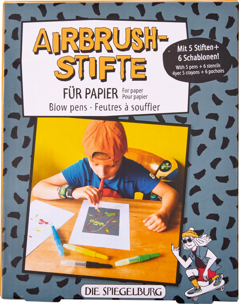 Airbrush-Stifte für Papier - skate-aid
