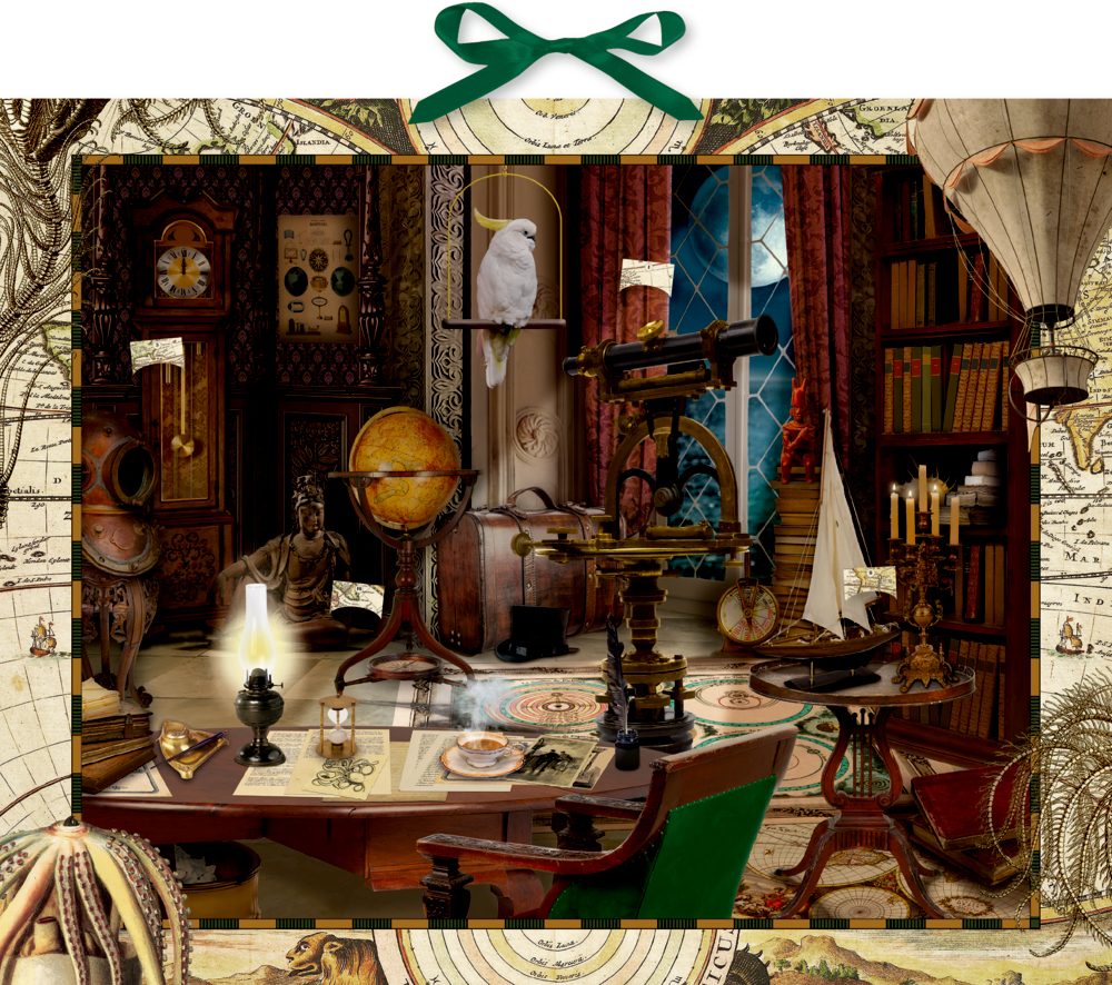 Weihnachten mit Jules Verne, Zettel-Adventskalender