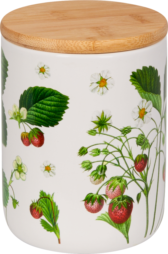 Vorratsdose "Erdbeeren" aus Keramik - Sammlung Augustina (ca. 0,65 l)
