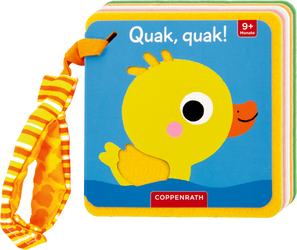 Mein Filz-Fühlbuch für den Buggy: Quak, quak! (Fühlen&begreifen)