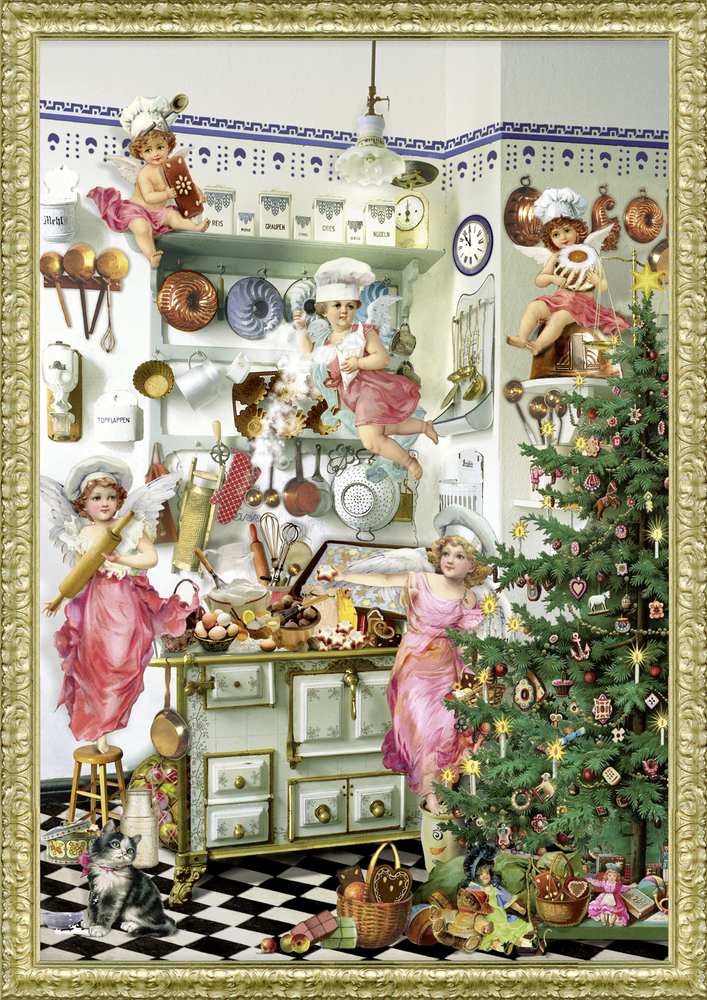 Nostalgische Adventsküche, Adventskalender A4 (Behr)