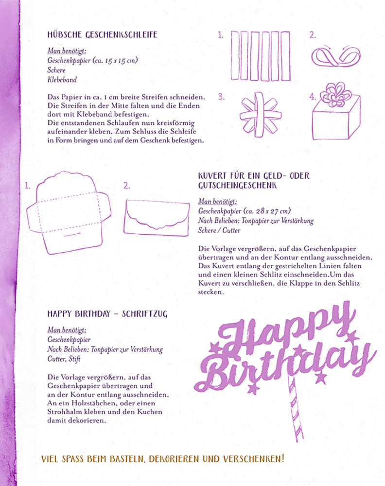 Geschenkpapier-Buch - Schöner schenken (All about purple) Geschenkpapier-Buch - Schöner schenken (All about purple)