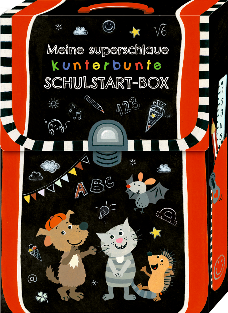 Meine superschlaue kunterbunte Schulstart-Box Meine superschlaue kunterbunte Schulstart-Box