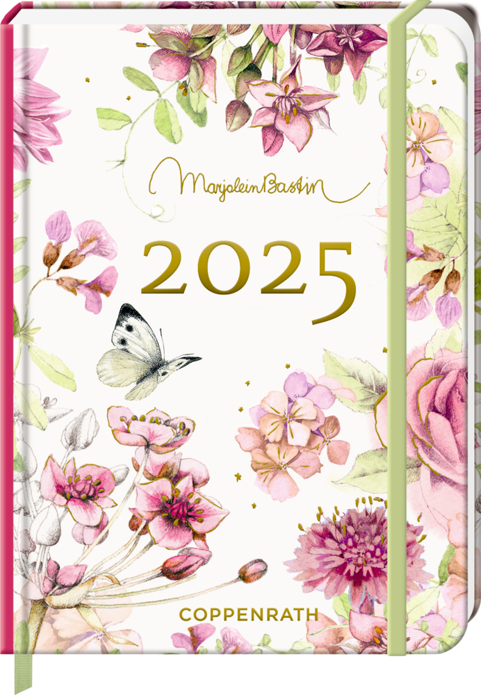 Kleiner Wochenkalender: Mein Jahr 2025 - Marjolein Bastin - rosa