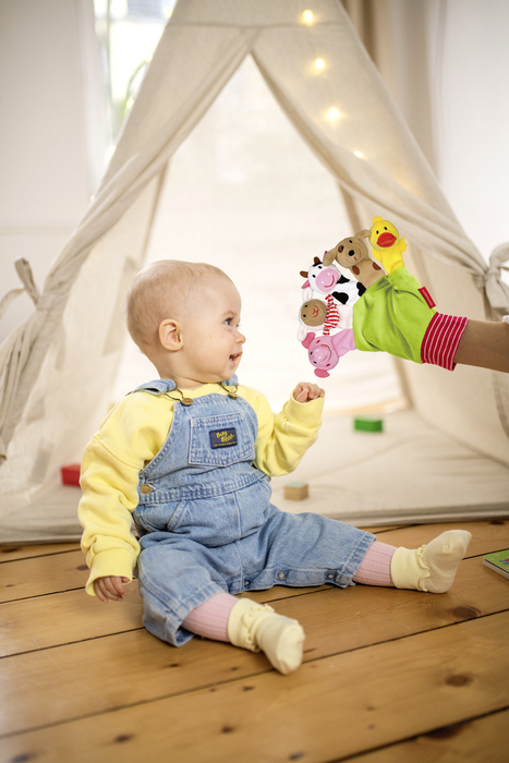 5 kleine Zappelmänner - Mein liebster Fingerpuppen-Handschuh