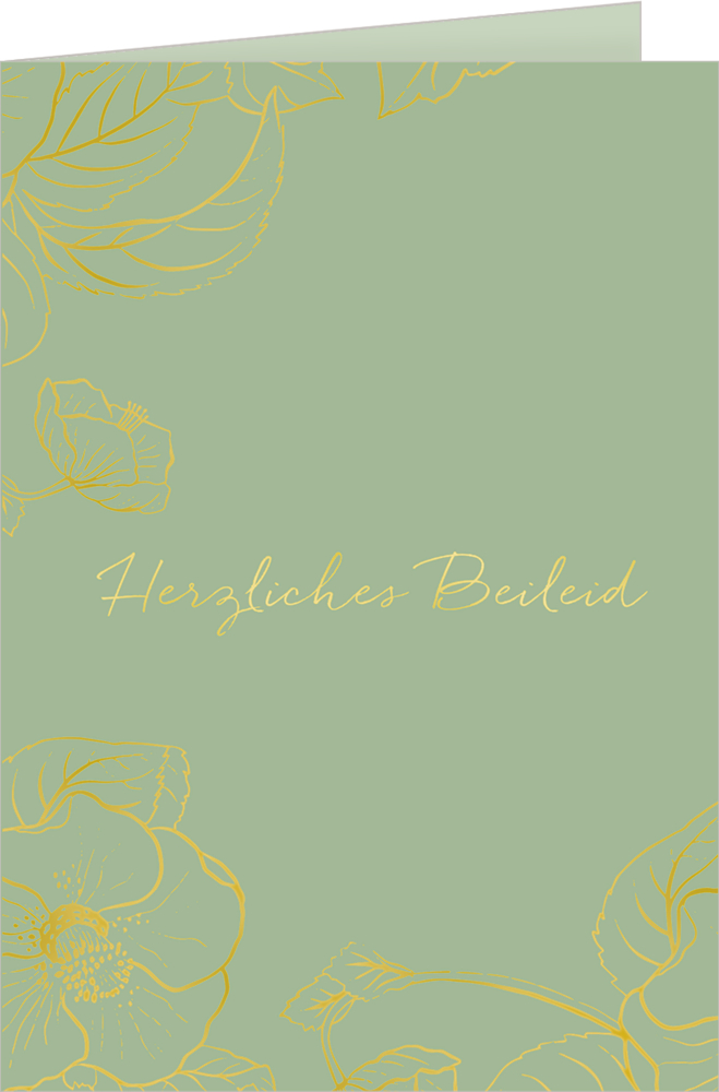 Grußkarte: Trauerkarte Grußkarte: Trauerkarte