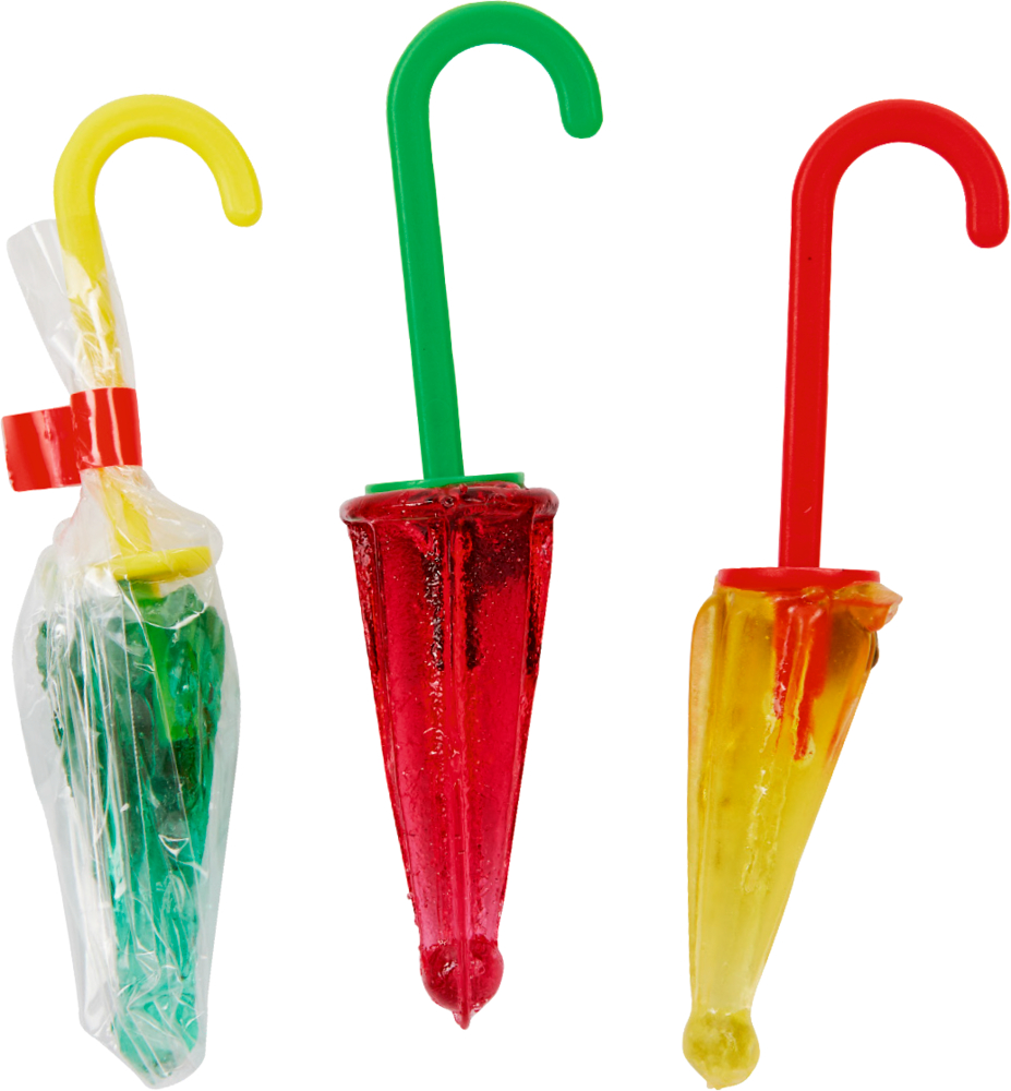 Sonnenschirm-Lollies - Bunte Geschenke