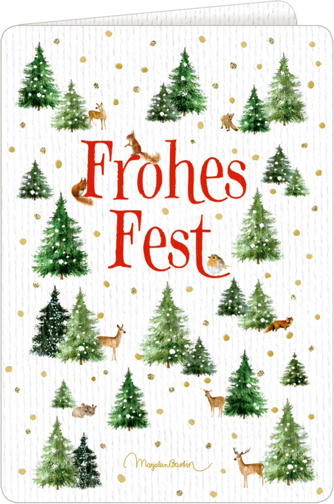 Weihnachtskarte mit Kuvert - Wundervolle Weihnachtsgrüße (Bastin) Weihnachtskarte mit Kuvert - Wundervolle Weihnachtsgrüße (Bastin)