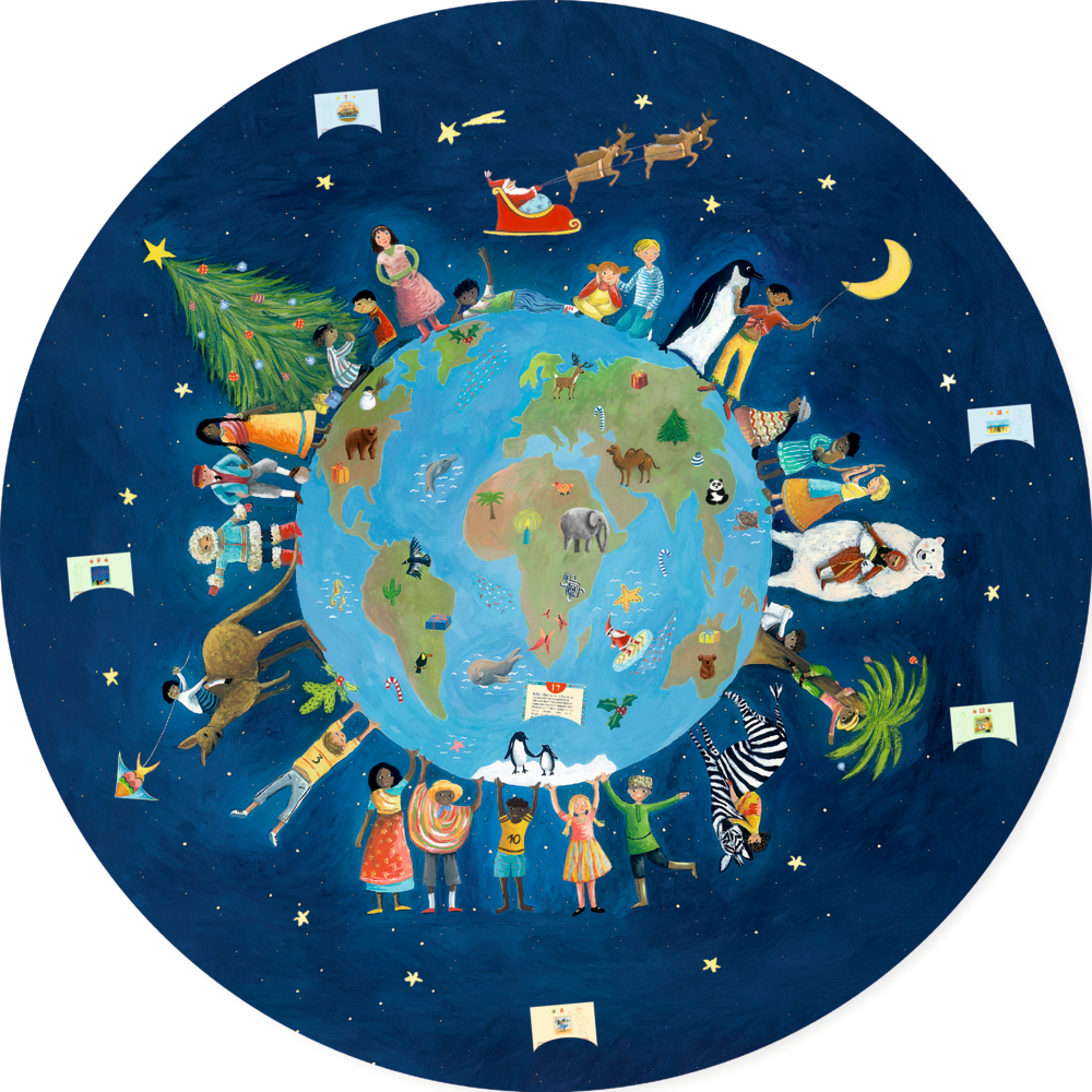 Weihnachten bei den Kindern der Welt, Zettel-Adventskalender Weihnachten bei den Kindern der Welt, Zettel-Adventskalender