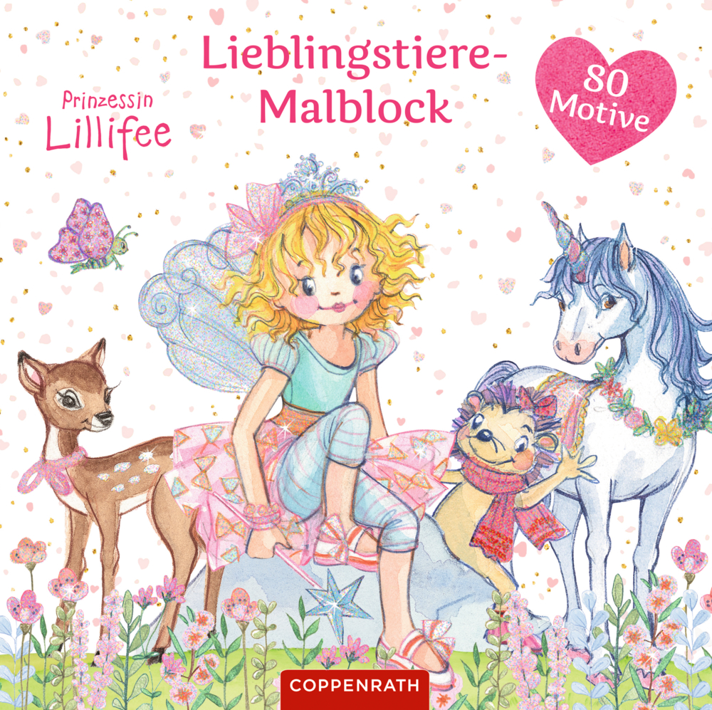 Lieblingstiere-Malblock - Prinzessin Lillifee