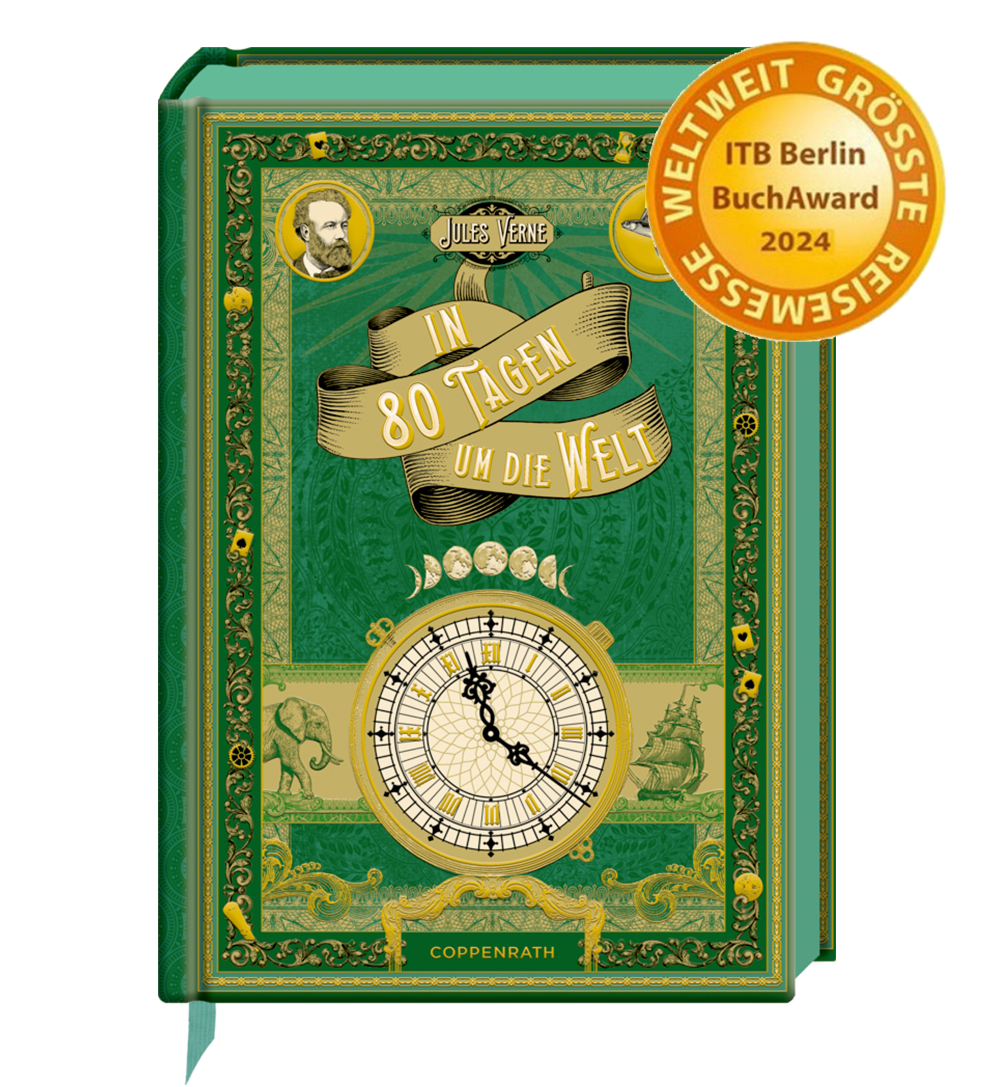 Große Schmuckausgabe: Jules Verne, In 80 Tagen um die Welt | 64468