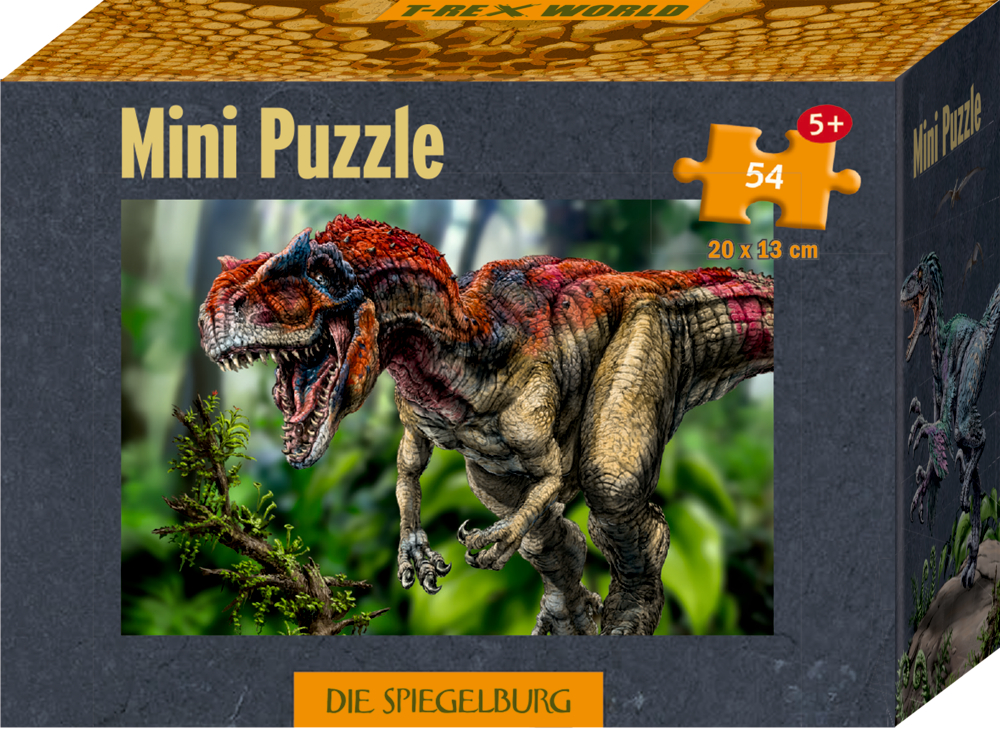 Mini-Puzzle T-Rex World (54 Teile)