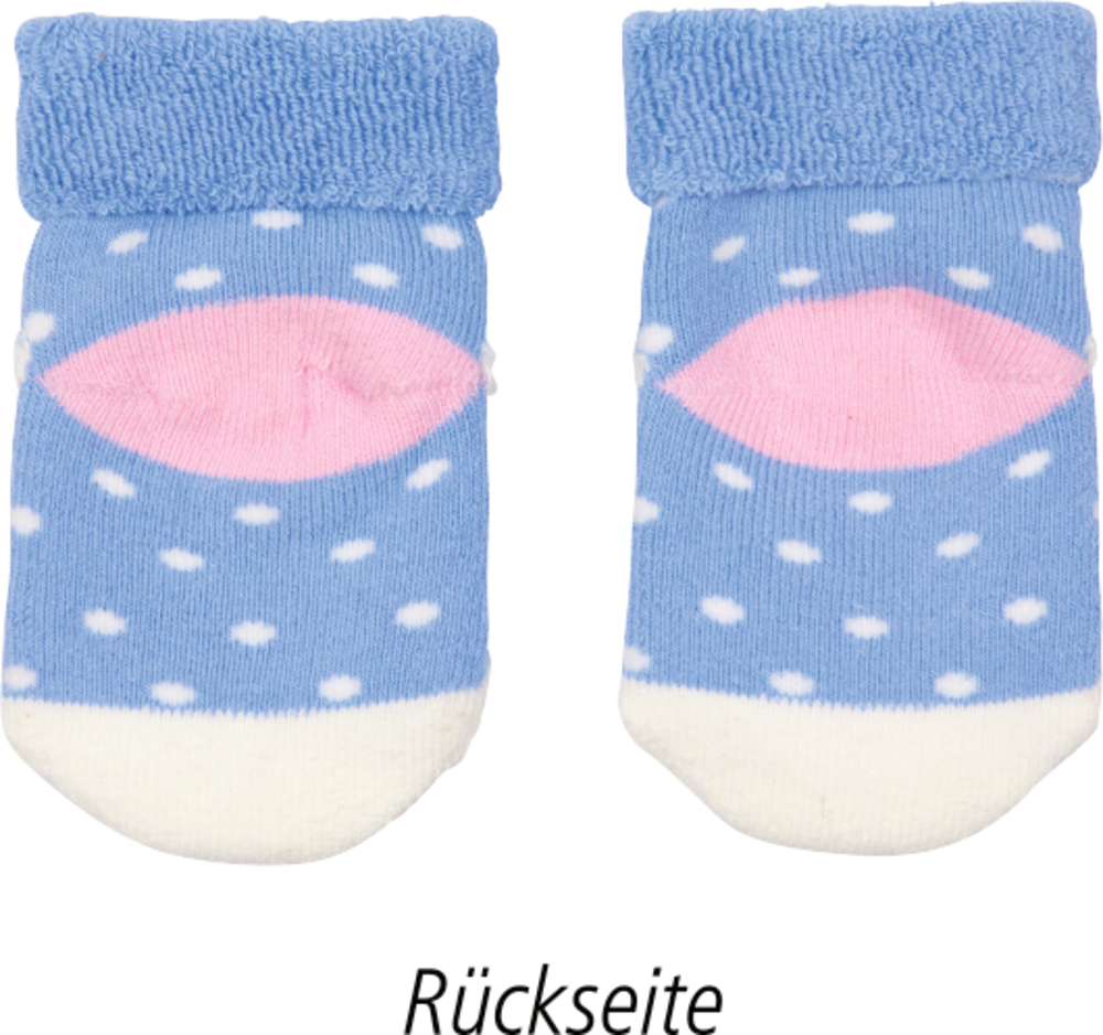 Geschenkset Lämmchen (Socken & Armrassel) - BabyGlück