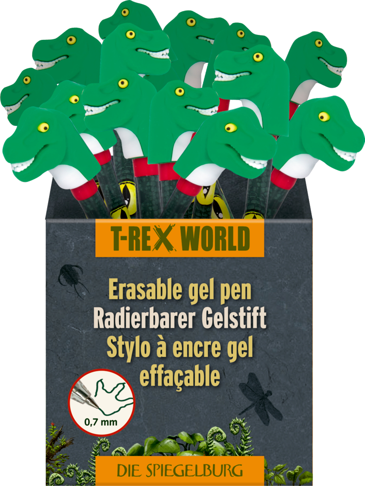 Radierbarer Gelstift - T-RexWorld