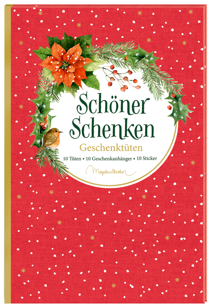 Geschenktüten-Buch: Schöner schenken (Weihnachtlich/Bastin)