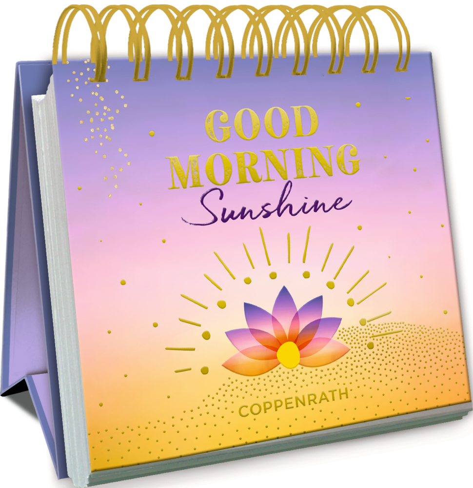 Kleines Spiralaufstellbuch: Good Morning Sunshine - Magical Morning