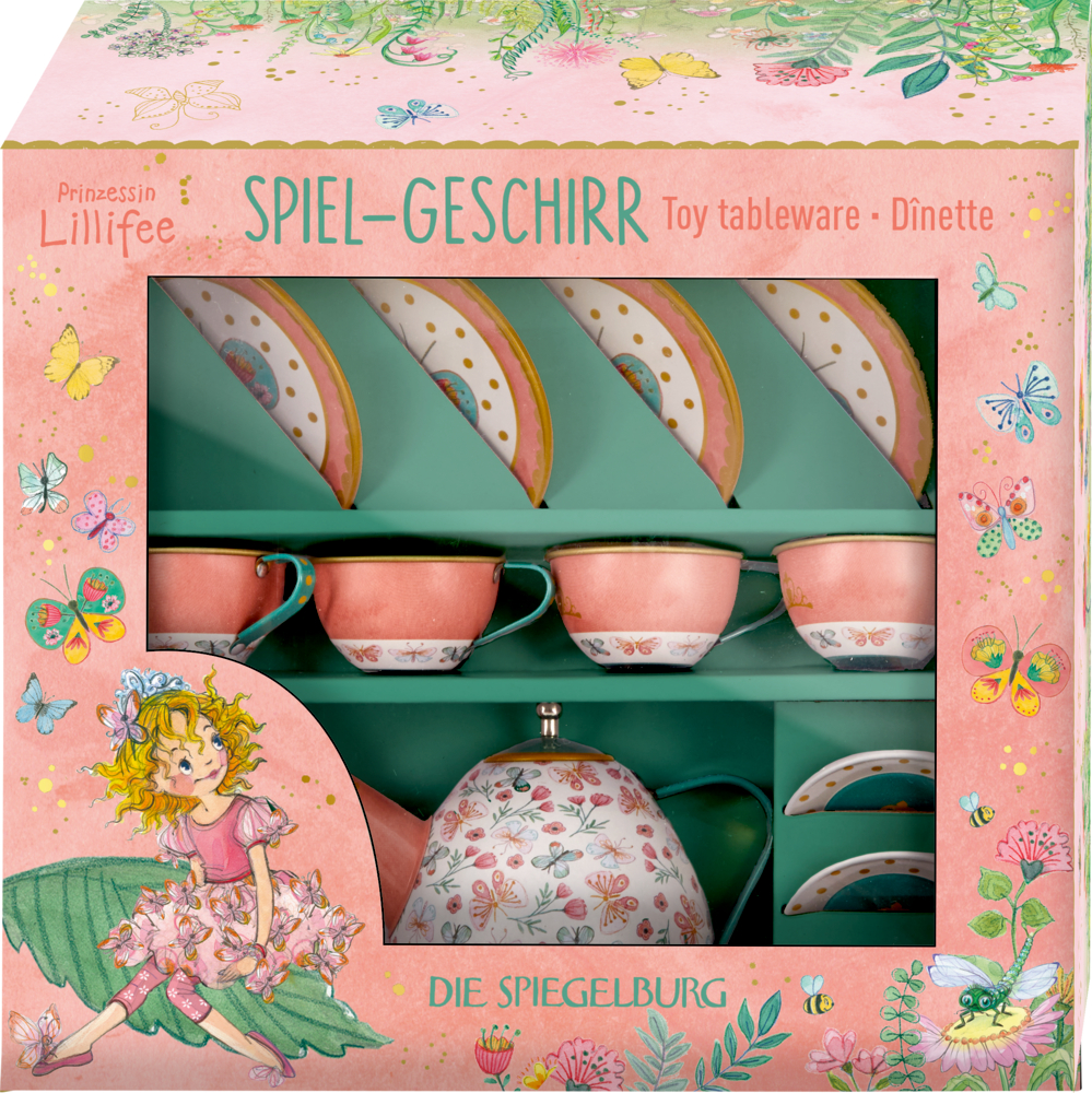 Spielgeschirr Schmetterling - Prinzessin Lillifee