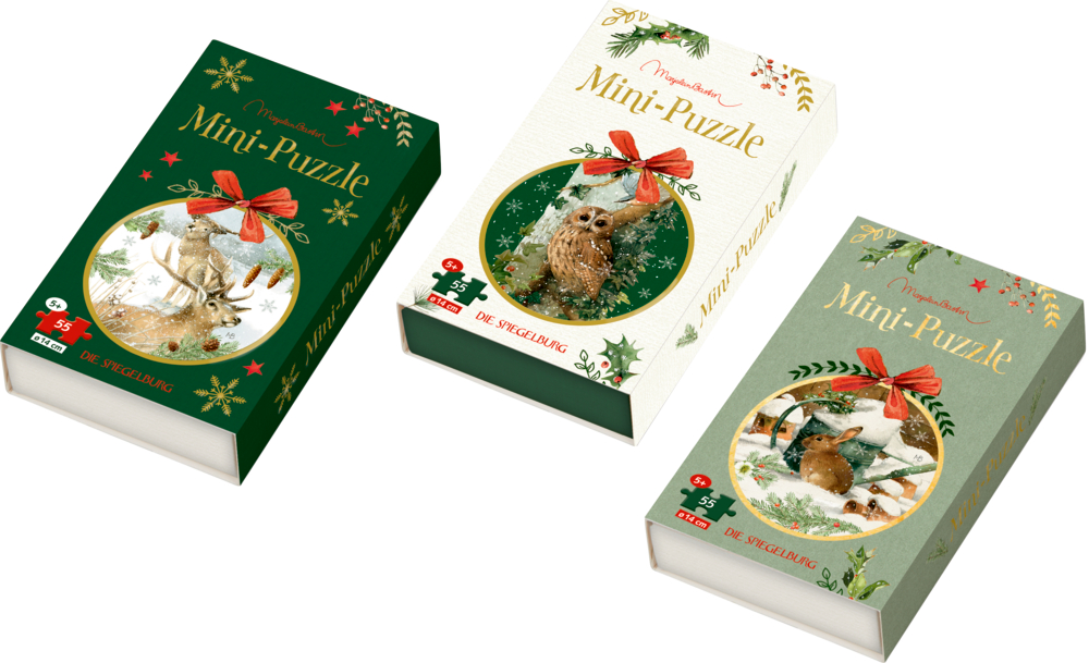 Mini-Puzzle Zauberhafte Weihnachten (55 Teile) - M.Bastin