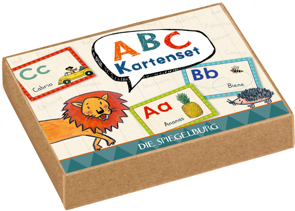ABC-Kartenset - Bunte Geschenke