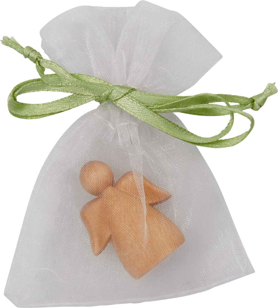 Kleines Holzengelchen im Beutel - Ich bin bei dir Kleines Holzengelchen im Beutel - Ich bin bei dir