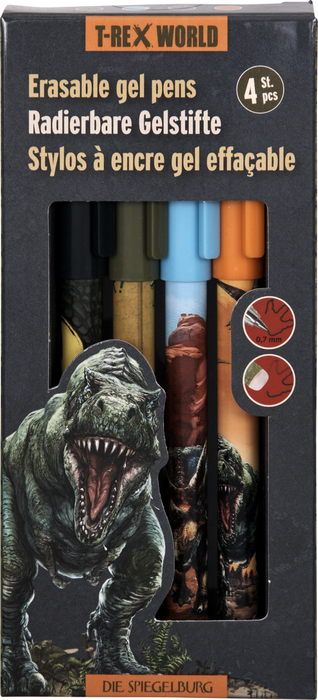 Radierbare Gelstifte - T-Rex World Radierbare Gelstifte - T-Rex World