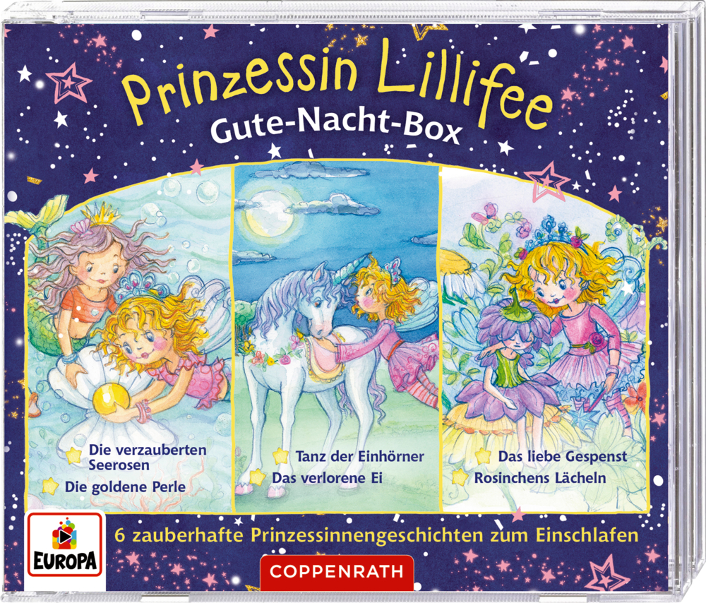 CD Hörspiel: Prinzessin Lillifee - Gute-Nacht-Box (3 CDs)
