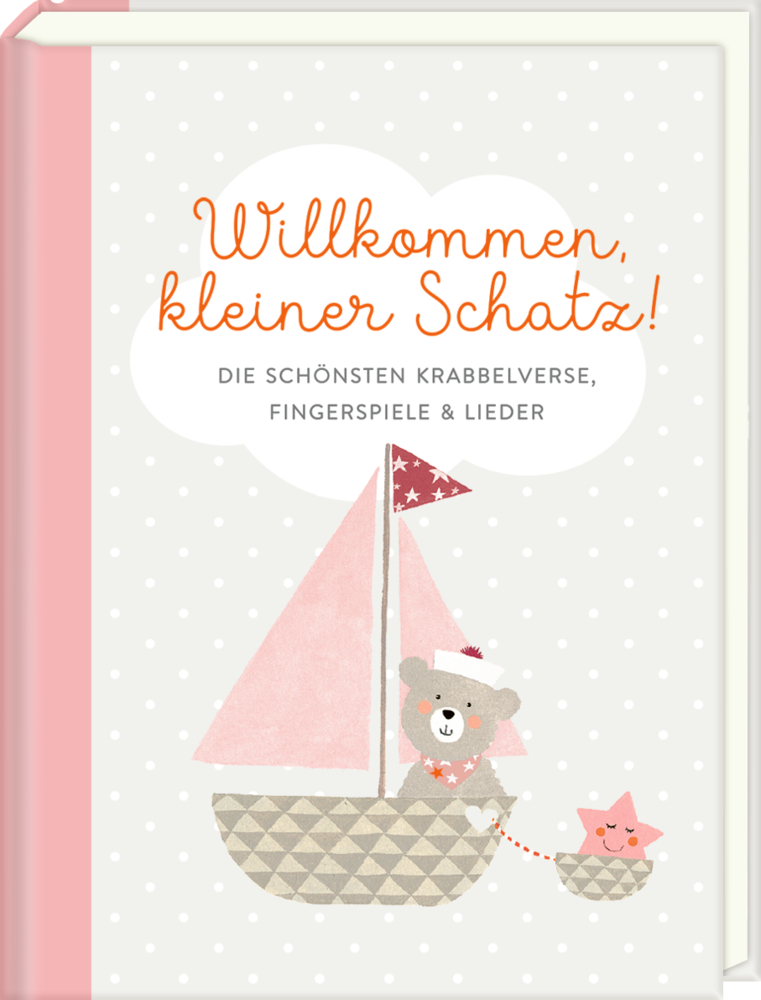 Willkommen, kleiner Schatz! - Krabbelverse ... (Rosa)