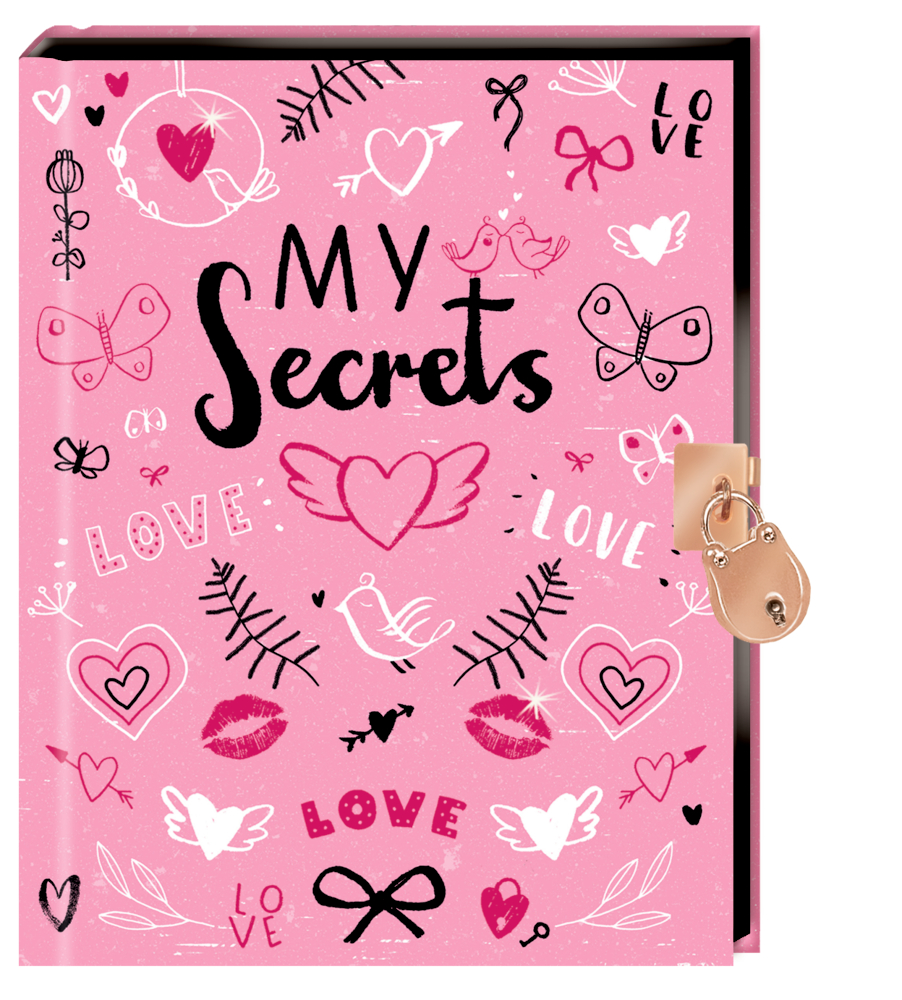 My Secrets - Tagebuch mit Schloss