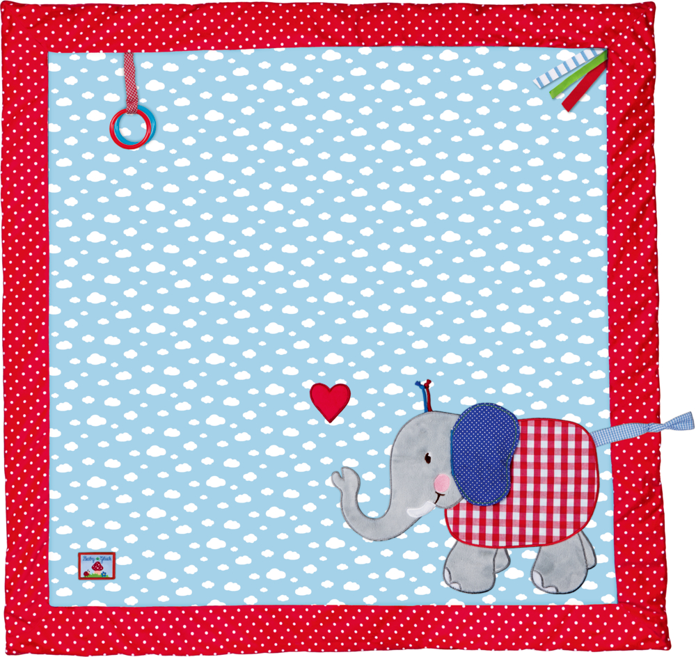 Krabbeldecke Elefant BabyGlück (ca. 100 x 100 cm)