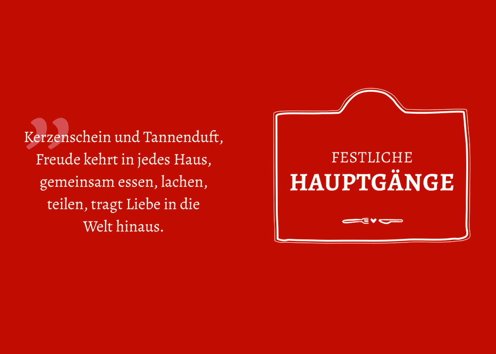 Gruß aus der Küche: Fröhliche Weihnachten. Festliche Rezepte für dich