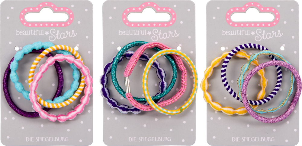 Haargummi Set no.1 - beautiful Stars