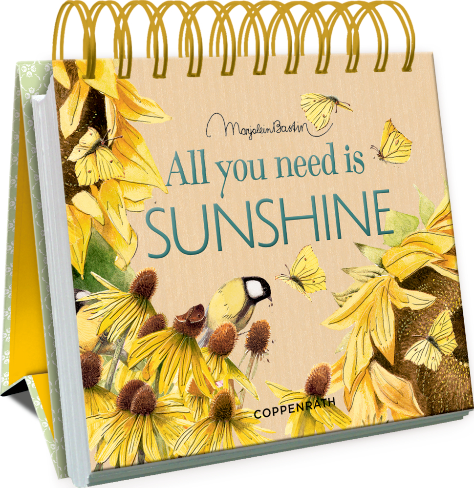 Kleines Spiralaufstellbuch: All you need is sunshine (Bastin)