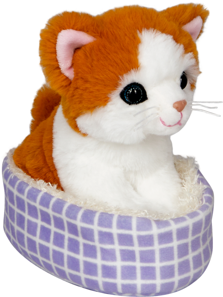 Katze Tessa im Korb - Lustige Tierparade