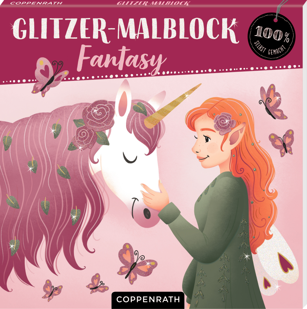 Glitzer-Malblock (100% selbst gemacht)