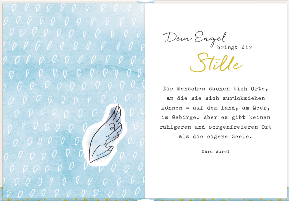 Ein Engel an deiner Seite (Geschenkset Holzengel & Büchlein)